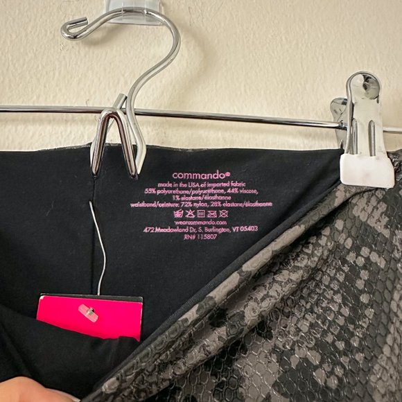 Commando Reptile Embossed Faux Leather Leggings Size Small - Picture 6 of 7